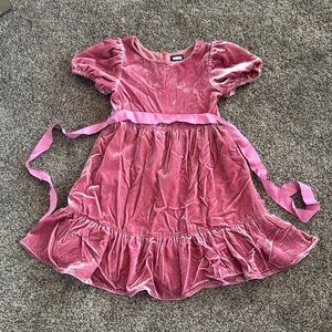 Crewcuts crushed velvet dress